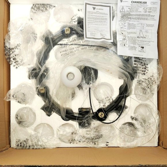 20-light Chandelier - Canarm Esha - Matte Black (COPY) - Picture 2 of 2